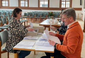 Gemeindewahl 2024 - Auszählung der abgegebenen Stimmen