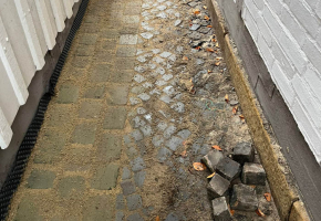 Arbeiten für die Grundstücksentwässerung