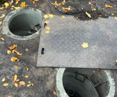 Arbeiten für die Grundstücksentwässerung