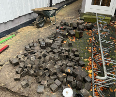 Arbeiten für die Grundstücksentwässerung