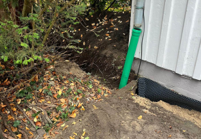 Arbeiten für die Grundstücksentwässerung