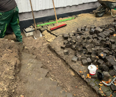 Arbeiten für die Grundstücksentwässerung