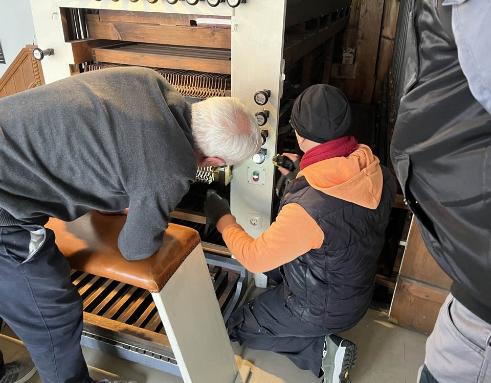 Orgelreparatur